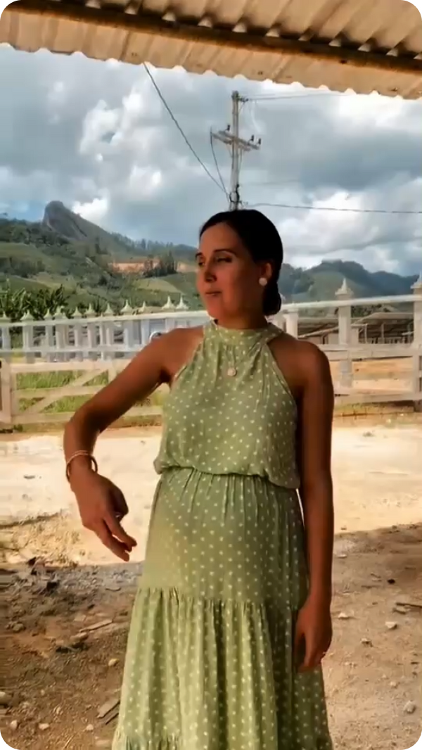 Cliente da Muzie ao ar livre
